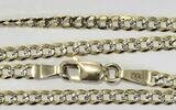 Goldschmuck bicolor 14K 585 er Gold Kette Goldkette Collier Panzerkette -