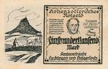 Deutsches Reich Deutschland 500 tausend Mark Großgeldschein, Inflation, Hechingen und Haigerloch ( Hohenzollern ) -