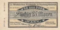 Duisburg-Meiderich 50 Millionen Mark Rheinische Stahlwerke -