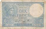 Frankreich 10 Francs Banknote -