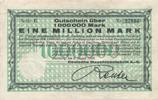 Duisburg 1 Million Mark Gutschein der Stadt -