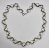 Silberschmuck 925er Silber vintage Kette 925er Silber Kette Collier Silbercollier Gliederkette Halskette -