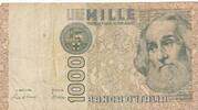 Italien 1000 Lire Banknote -