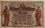 Deutschland Deutsches Reich 1 Million Mark Großnotgeld, Cassel, Henschel & Sohn G.m.b.H., Hessen-Nassau -