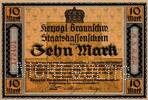 Deutsches Reich Deutschland Niedersachsen 10 Mark Notgeld, Stadt Braunschweig, , A.S.R.BR. Arbeiter- und Soldatenrat -