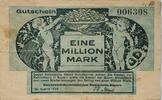 Deutschland Deutsches Reich 1 Million Mark Großnotgeld, Reichsverkehrsministerium Bayern -