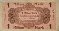 Deutschland Deutsches Reich 1 Million Mark Großnotgeld, Reichsbahndirektion Halle, Sachsen-Anhalt -