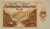 Deutschland Deutsches Reich 200 Milliarden Mark Großnotgeld, Reichsbahndirektion Karlsruhe, Baden-Württemberg, Lit. C -