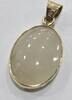 Goldschmuck Gelbgold 14K 585 er Gold Mondstein Mondsteinanhänger Anhänger -