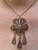 Antike Silberkette Silbercollier filigraner Silberschmuck -
