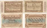 Duisburg Stadtnotgeldscheine 500 Tsd.Mark und 10 Milliarden Mark -