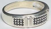 Silberschmuck 925er Silber Rimg Silberring für Herren und Damen -