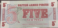 Großbritannien 5 New Pence 1972 Banknote unc 4,00 EUR Differenzbesteuert nach §25a UStG zzgl. 3,00 EUR Versand