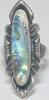 Silberschmuck 925er Silber Südwesten Abalone Silberring, Vintage Silberring -