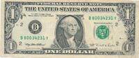 USA - Vereinigte Staaten v. Amerika $ 1 Dollar Banknote -