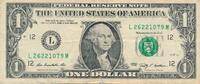 USA - Vereinigte Staaten v. Amerika $ 1 Dollar Banknote -