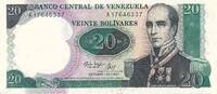 Venezuela 20 Bolivares Banknote -