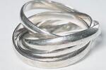Germany Silberschmuck 925er Silber Silberring, Mehrfachring aus 4 Einzelringen -
