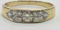 Goldschmuck Gelbgold Brillantschmuck 18 Karat 750er Gold Ring Goldring Damenring Brillant 0,30 Ct -