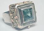 Silberschmuck 925er Silber Silberring, Silber mit Turmalin Antik- Vintage Ringe verziert Blume -