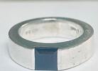 Silberschmuck 925er Silber MC Silberring mit schwarzem Stein -