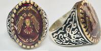 Silberschmuck 925er Silber Herren Silberring, Gümüs selcuklu kartalli -