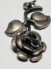 Silberschmuck 925er Silber Vintage figürlischer Anhänger Rose Silber -