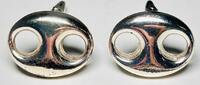 Silberschmuck 925er Silber Mariner gepuffte Manschettenknöpfe -