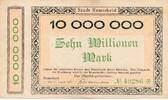 Deutsches Reich Deutschland Rheinland 10 Millionen Mark Remscheid Notgeldschein der städtischen Kassen -