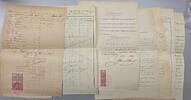 Kaiserreich Deutsches Reich Deutschland Passagierschiff MENDOZA Schifffahrt Hamburg nach Buenos Aires, org. Dokumente Passagierliste Unterlagen -
