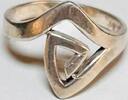Silberschmuck 925er Silber Vintage Silberring Zackig -