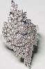 Silberschmuck 925er Silber Alter Marquise- Silber Diamantring, Silberring -