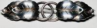 Silberschmuck 925er Silber Blume Silber Brosche -