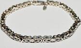 Silberschmuck 925er Silber Königarmband Silber Herren und Damen, Partnerarmband -