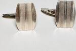 Silberschmuck 835er Silber Silber Manschettenknöpfe -