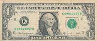 USA 1 Dollar Banknote -