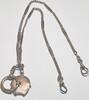 Vergoldete Taschenuhrenkette Antike Double Uhrenkette -
