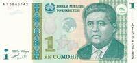 Tadschikistan 1 Somoni Banknote -