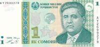 Tadschikistan 1 Somoni Banknote -
