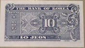 Südkorea 10 Jeon Banknote -