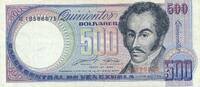 Venezuela 500 Bolivares Banknote -
