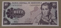 Venezuela 10 Bolivares Banknote -