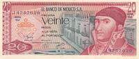 Mexiko 20 Pesos Banknote -