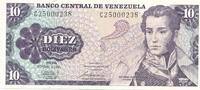 Venezuela 10 Bolivares Banknote -