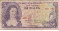 Kolumbien 2 Pesos Oro Banknote -
