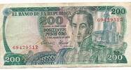 Kolumbien 200 Pesos Oro Banknote -