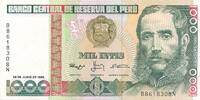 Peru 1000 Intis Banknote -
