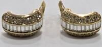 Ohrschmuck vintage Ohrclips Ohrringe Christian Dior Chr. Dior vergoldet -