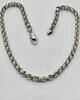 Silberschmuck vintage Kette Erbsenkette Collier Italy 925 er Silber -