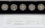 Deutschland BRD 5x 5 Euro, Prägestätte, ADFGJ Serie Klimazonen der Erde, Polymerring -
